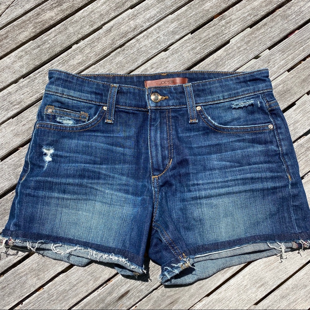 Joe’s Jeans Denim/Jean Cutoff Shorts w/distressing